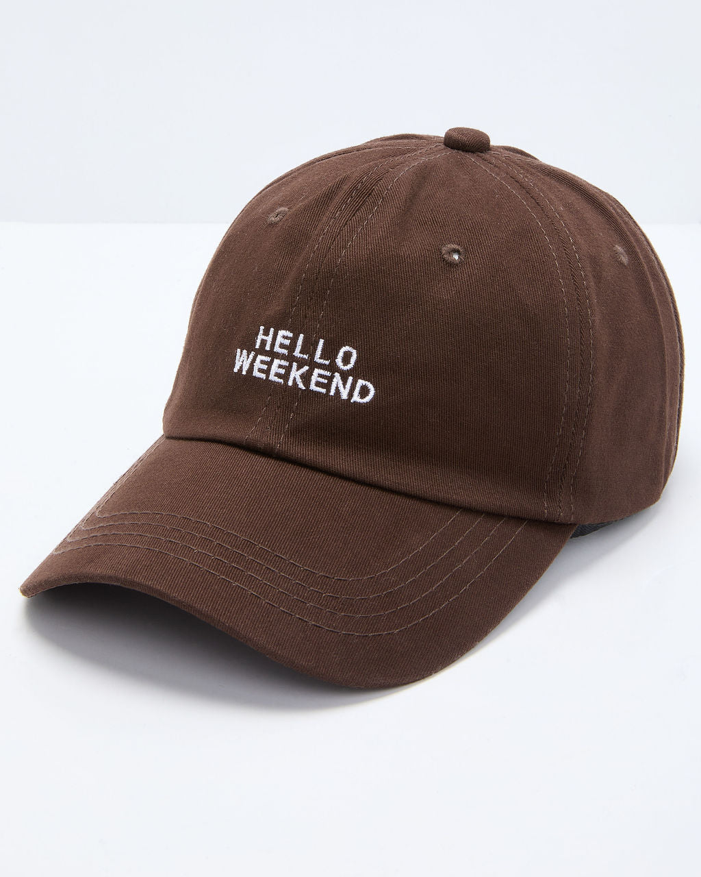 Hello Weekend Baseball Cap-Vogue Logic