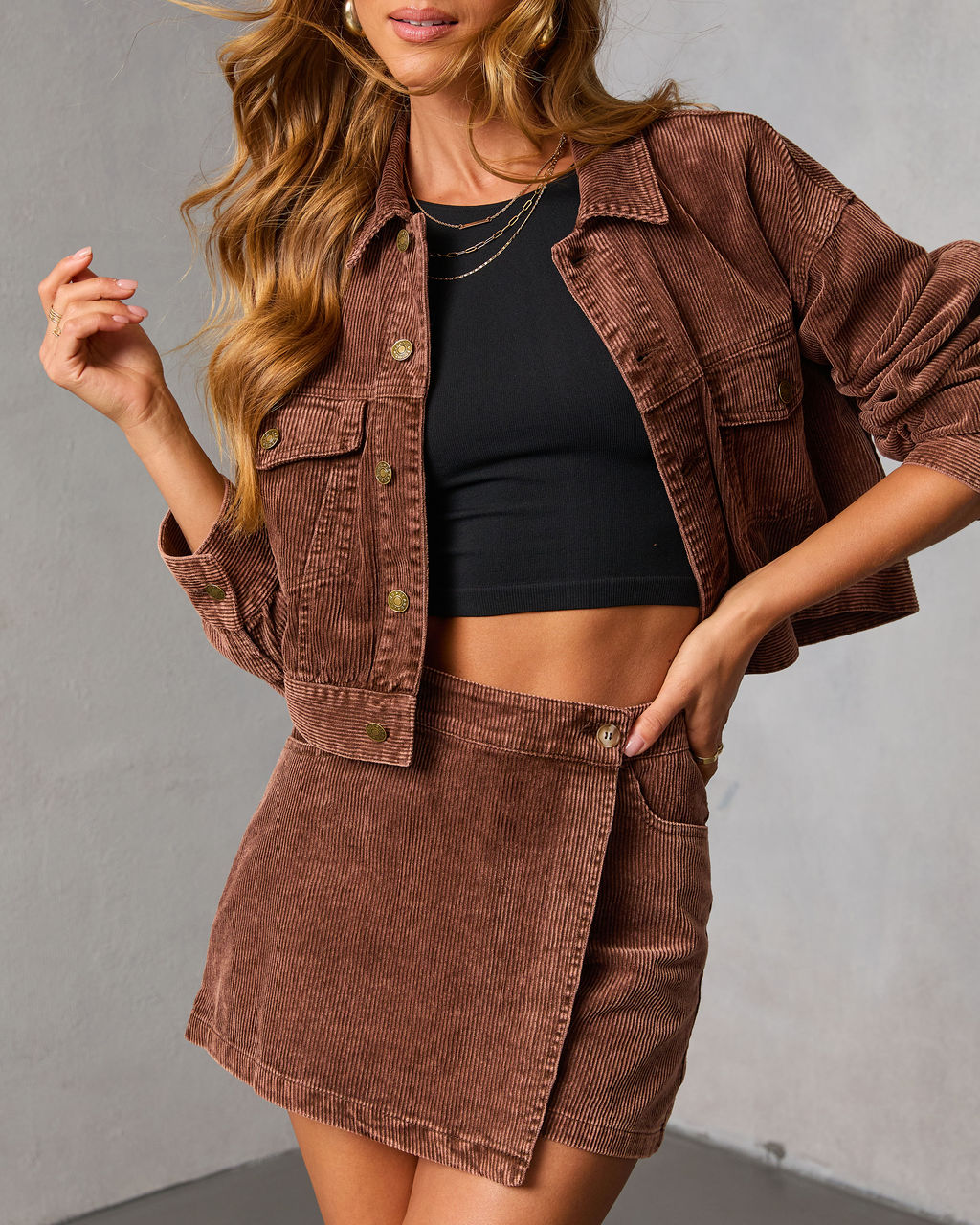 Coffee Meets Corduroy Jacket-Vogue Logic
