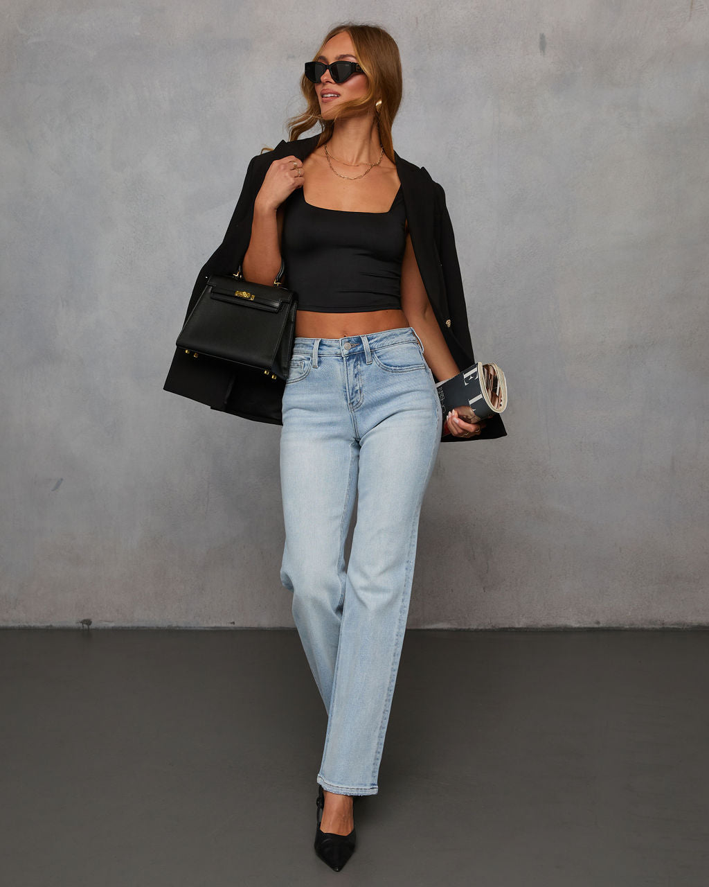 Bare Necessities Crop Tank-Vogue Logic