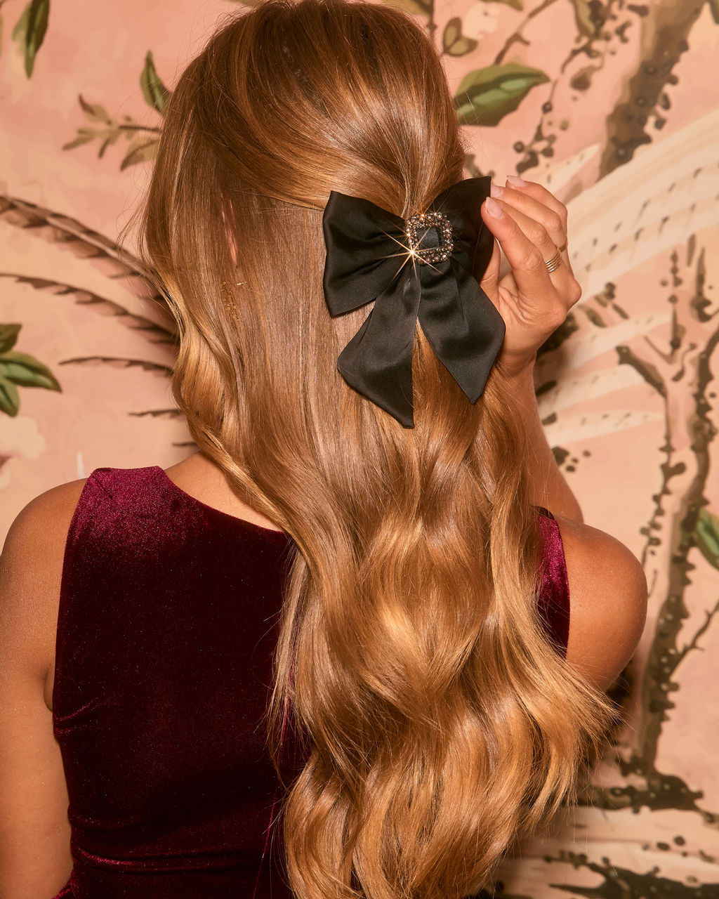 Glima Satin Bow Hair Barrette-Vogue Logic