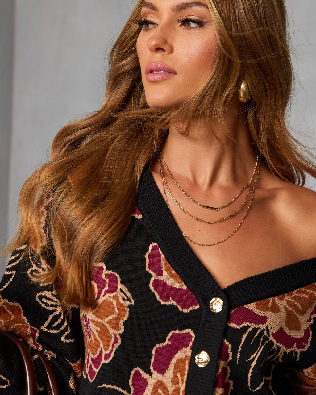 Paulino Printed Cardigan-Vogue Logic