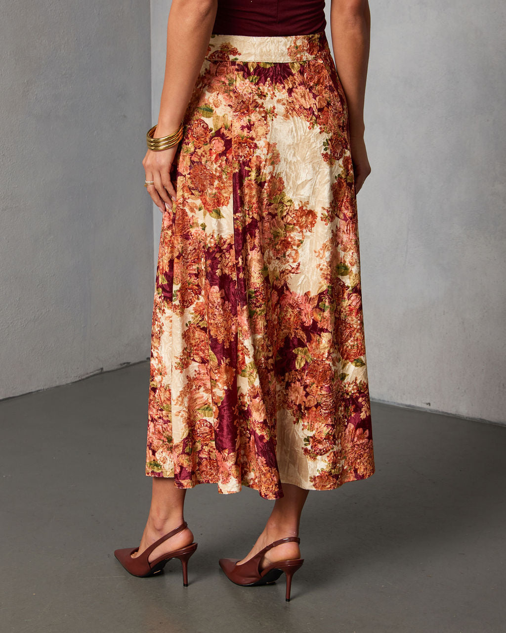 Bahia Bloom Printed Maxi Skirt-Vogue Logic