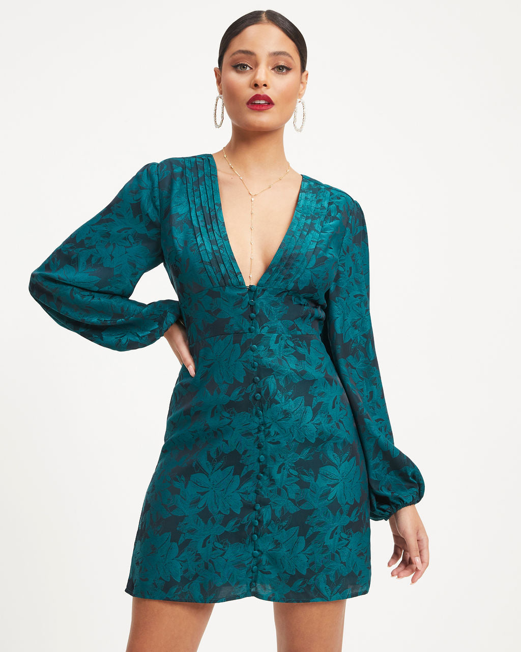 Rare Kind Floral Mini Dress-Vogue Logic