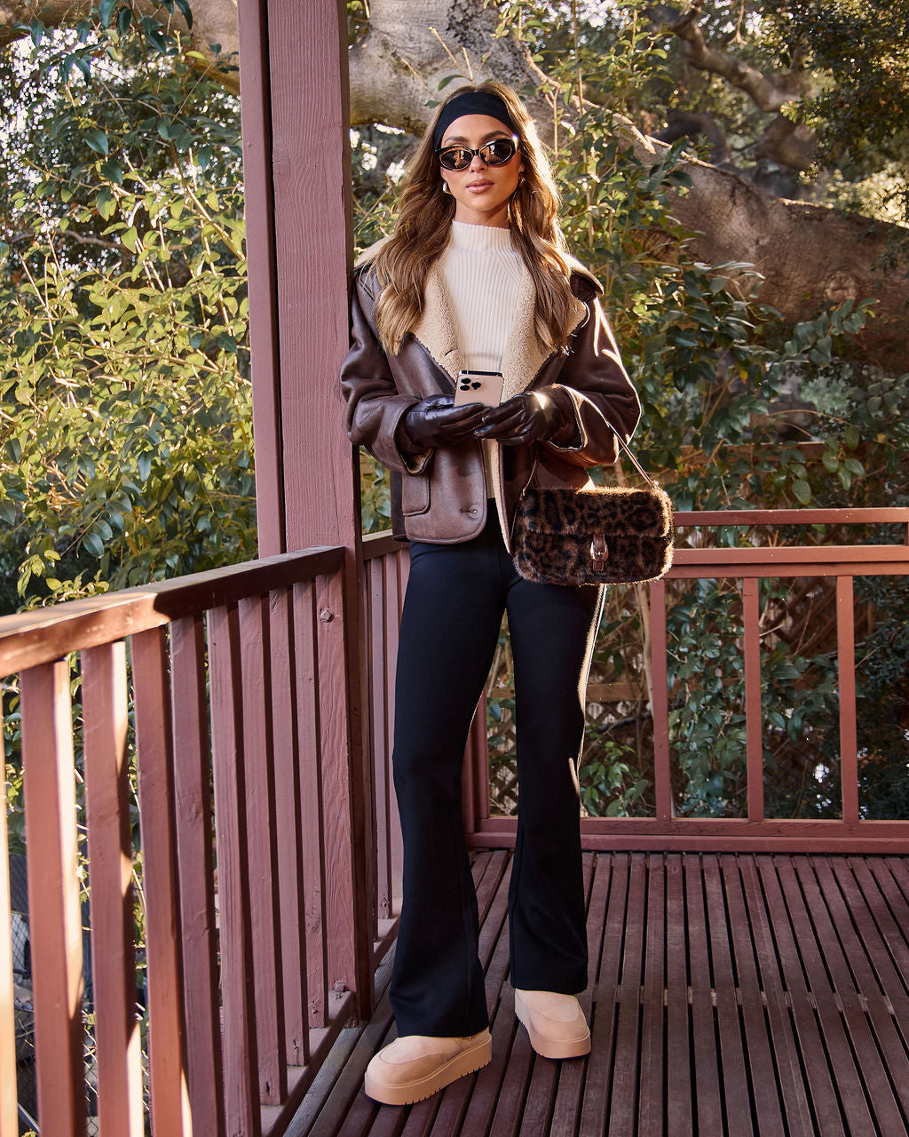 Janine Faux Fur Shoulder Bag-Vogue Logic