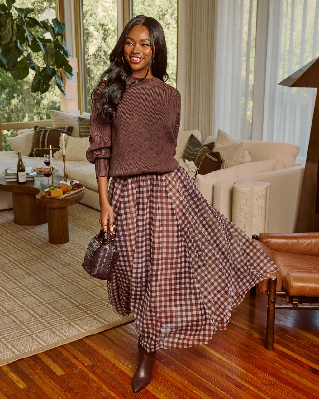 Elouise Knit Oversized Pullover Sweater-Vogue Logic