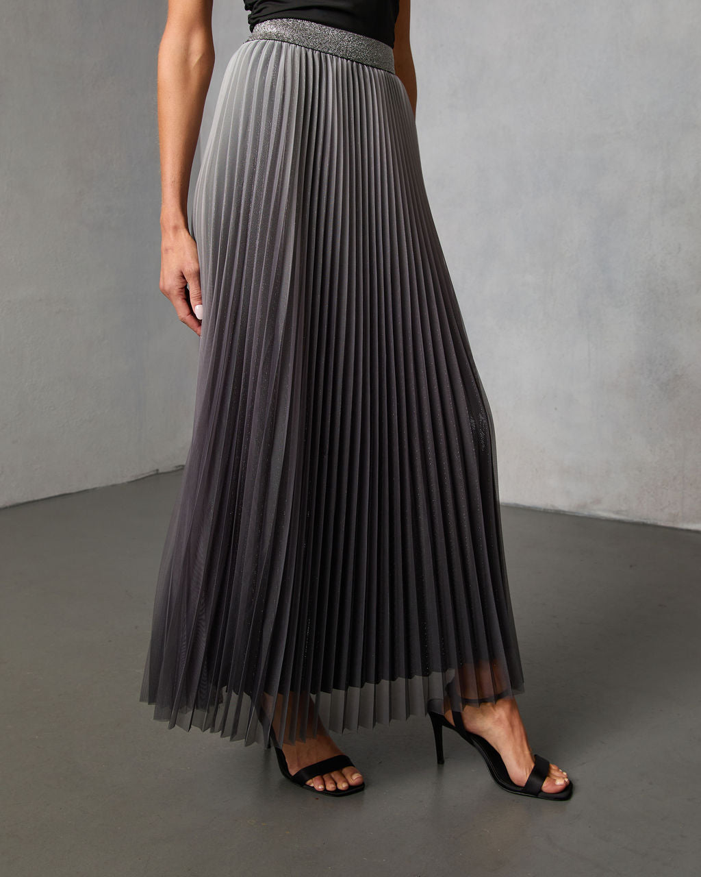 Sweet Dreams Pleated Maxi Skirt-Vogue Logic