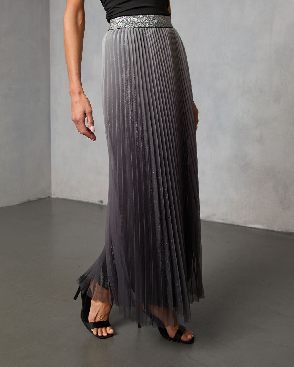 Sweet Dreams Pleated Maxi Skirt-Vogue Logic
