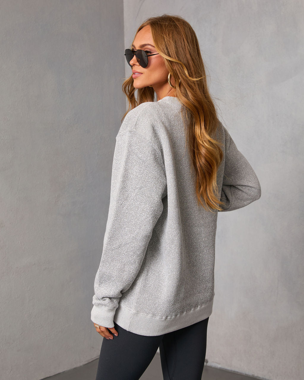 Leisure Mode Graphic Sweatshirt-Vogue Logic