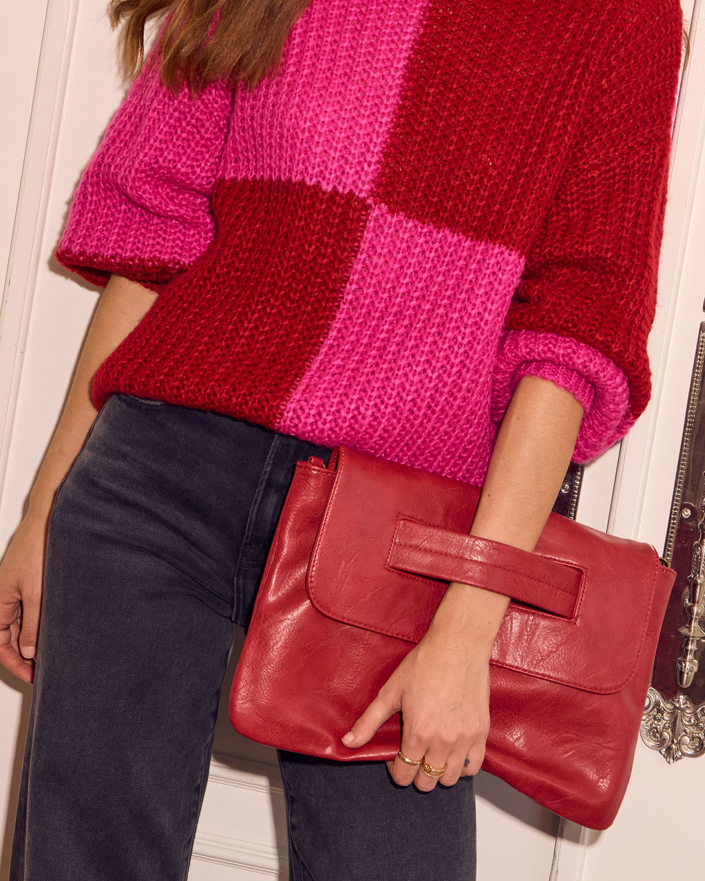 Come With Me Foldover Clutch-Vogue Logic