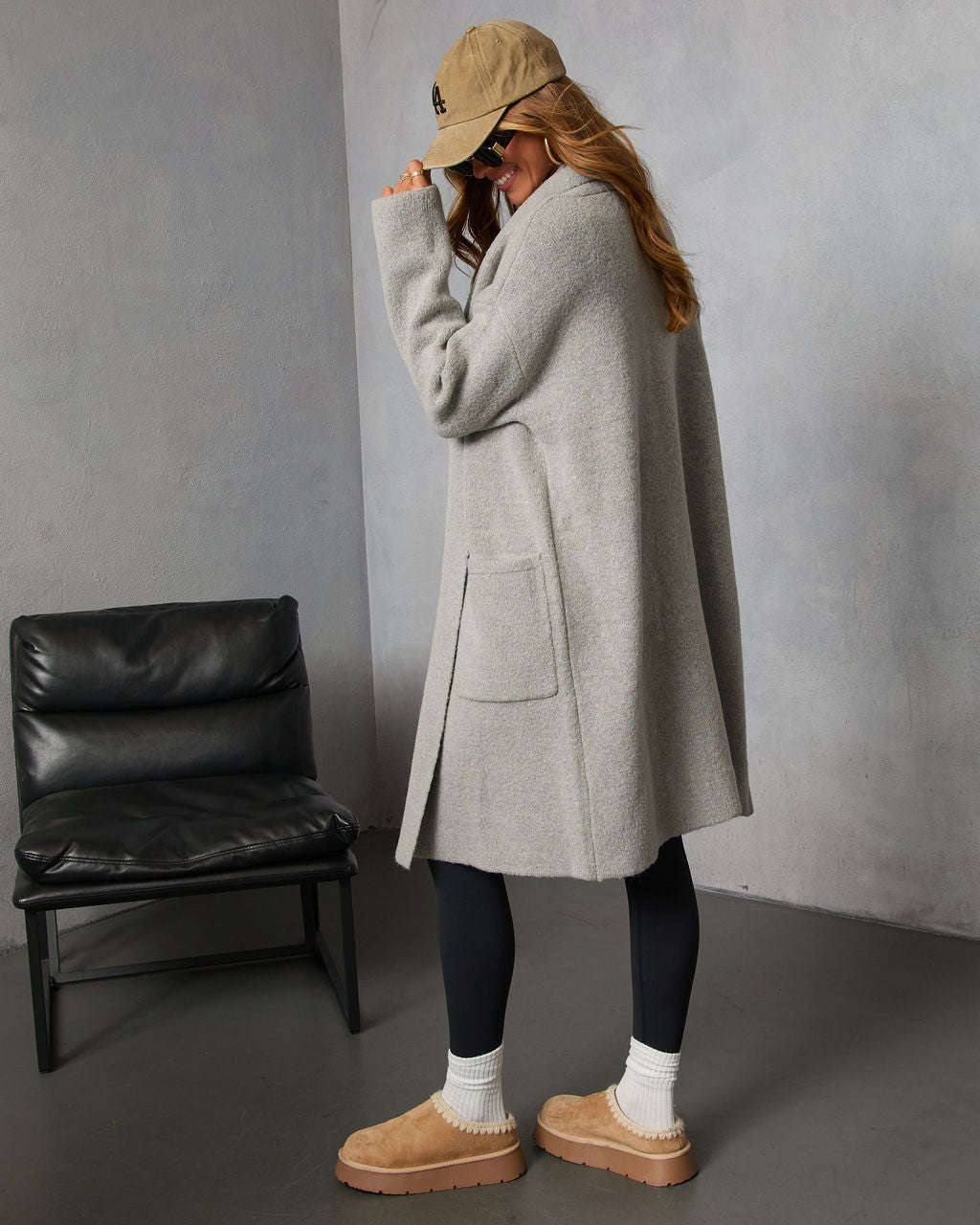 Homebound Knit Duster Cardigan-Vogue Logic