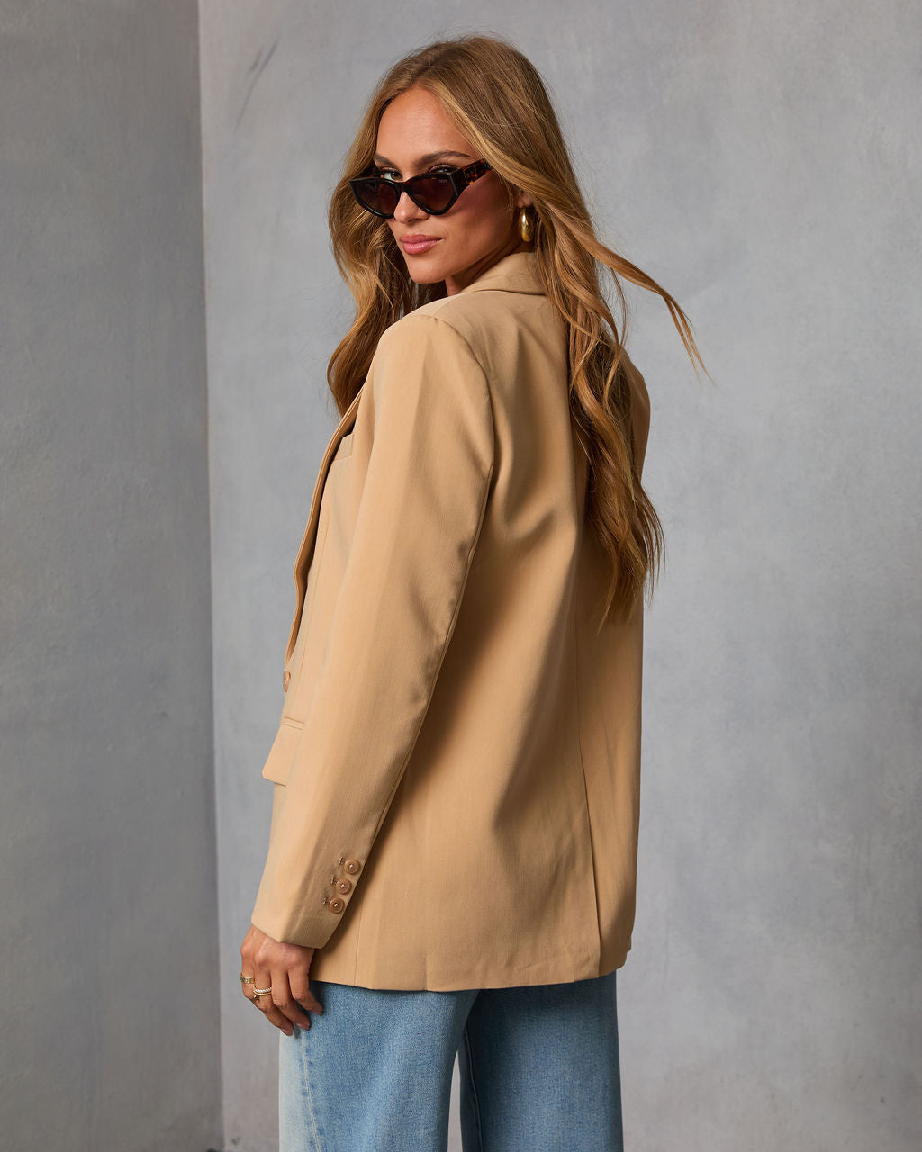 Maple Mirage Oversized Blazer-Vogue Logic