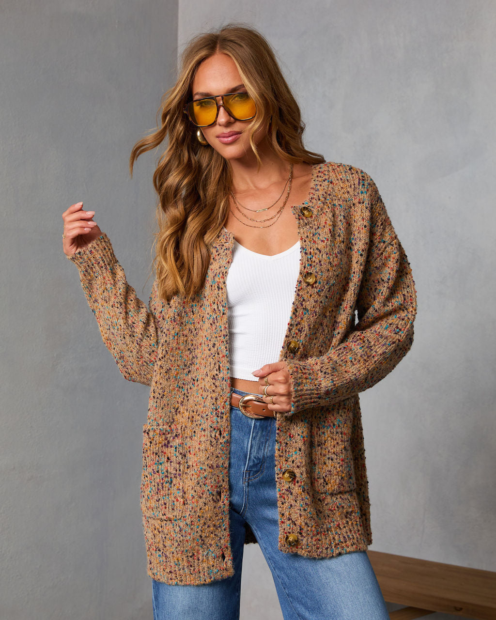 Homebody Season Knit Cardigan-Vogue Logic