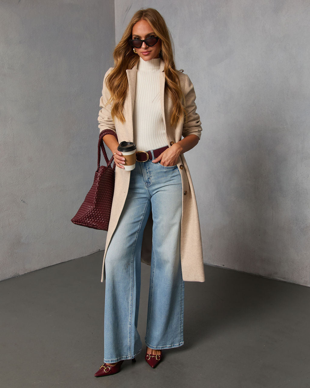 Breezy City Fall Pocketed Coat-Vogue Logic