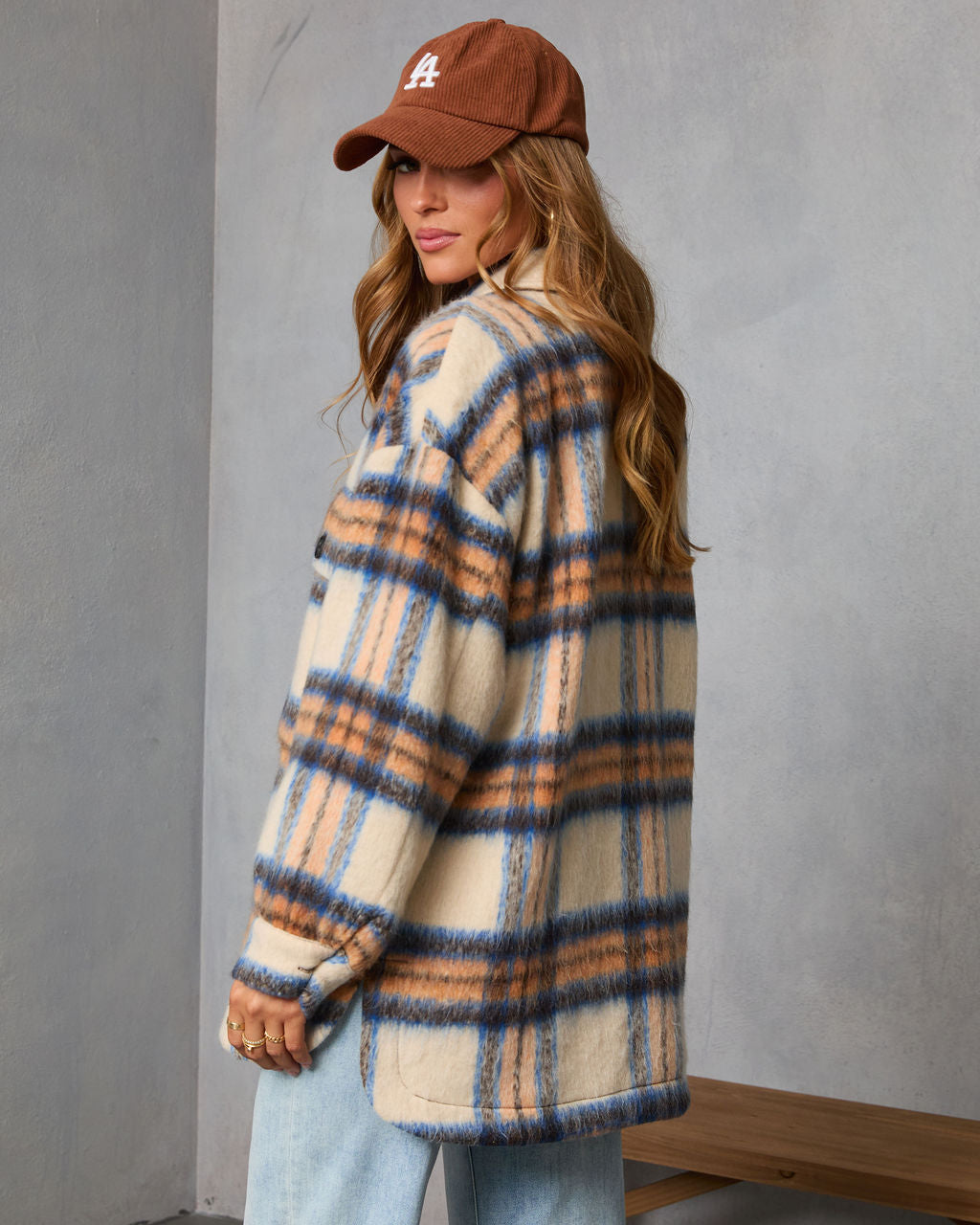 Haystack Heavyweight Plaid Jacket-Vogue Logic