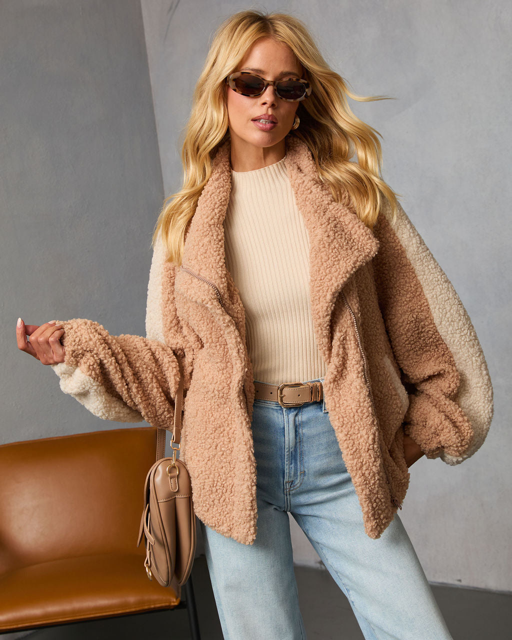 Cloudwalk Colorblock Fleece Jacket-Vogue Logic