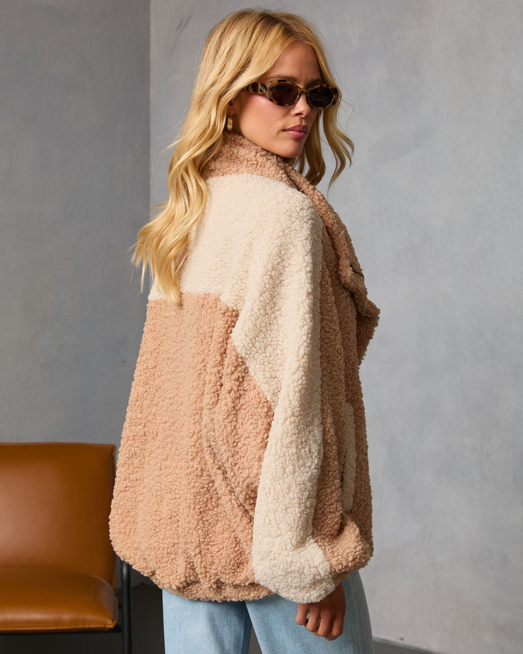 Cloudwalk Colorblock Fleece Jacket-Vogue Logic