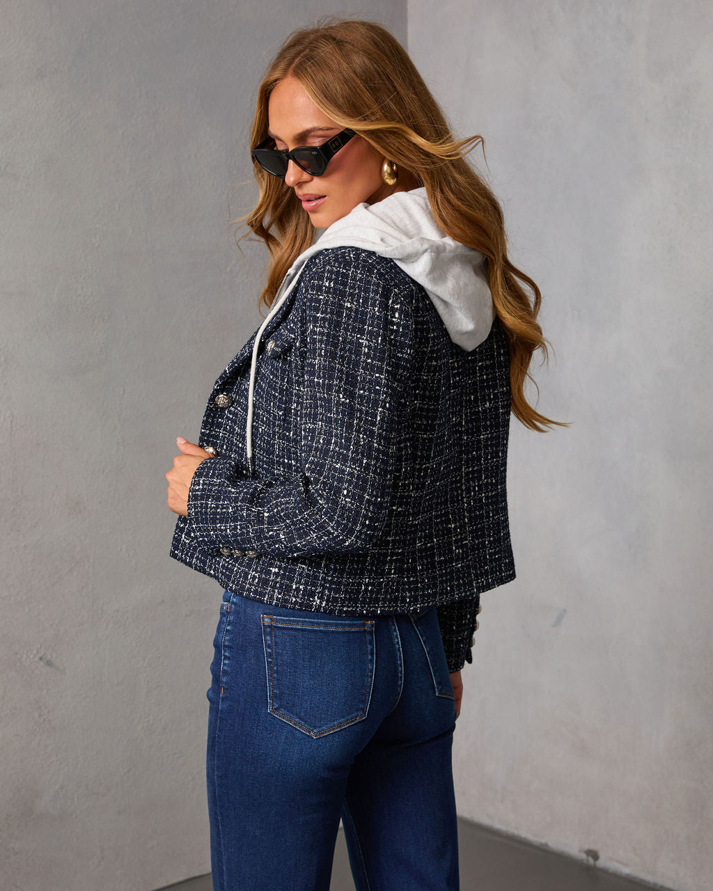 Varnelle Tweed Twofer Blazer-Vogue Logic