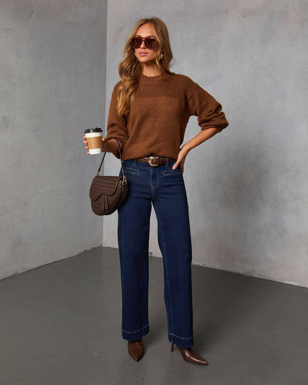 Alana Knit Pullover Sweater-Vogue Logic