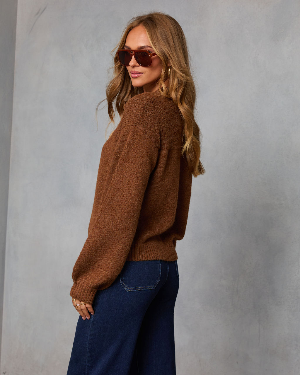 Alana Knit Pullover Sweater-Vogue Logic