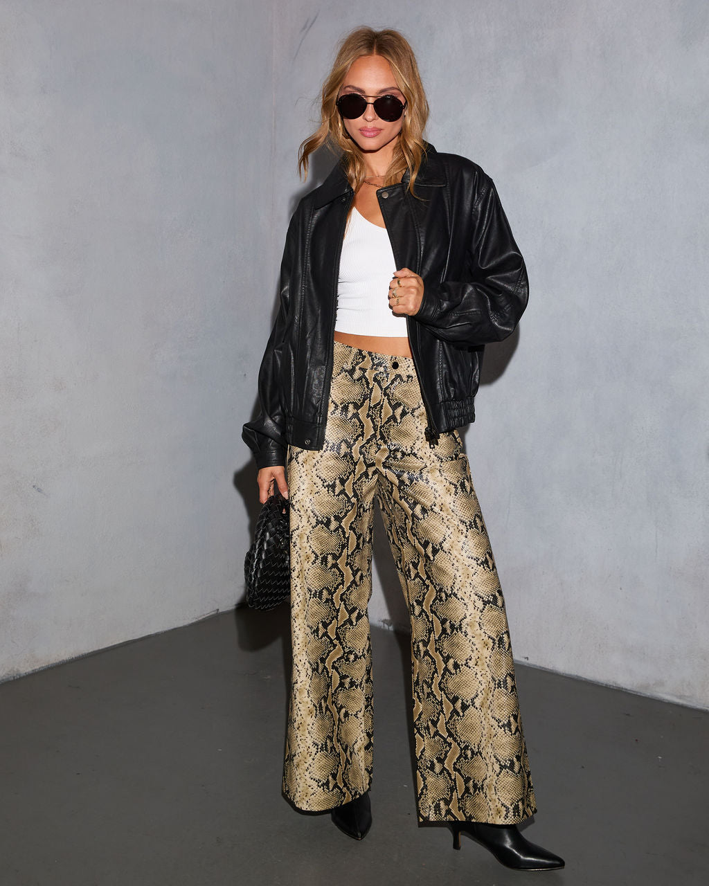 Dark Ember Vegan Leather Jacket-Vogue Logic