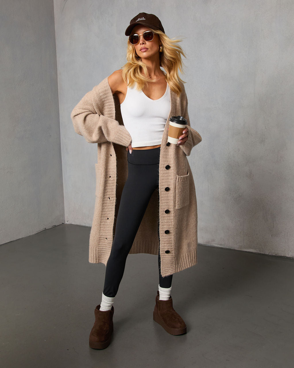 Barrington Longline Cardigan-Vogue Logic