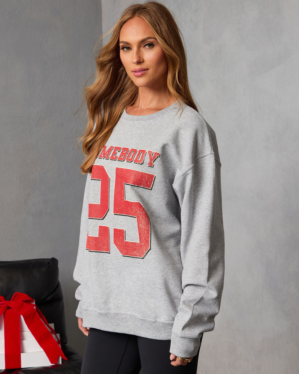 Homebody Varsity 25 Graphic Sweatshirt-Vogue Logic