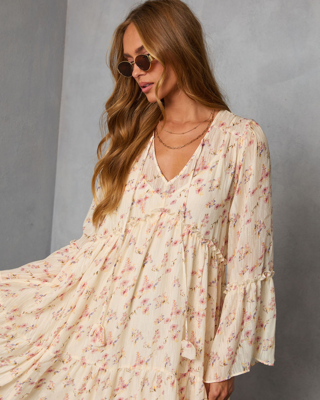 Amber Drift Printed Maxi Dress-Vogue Logic