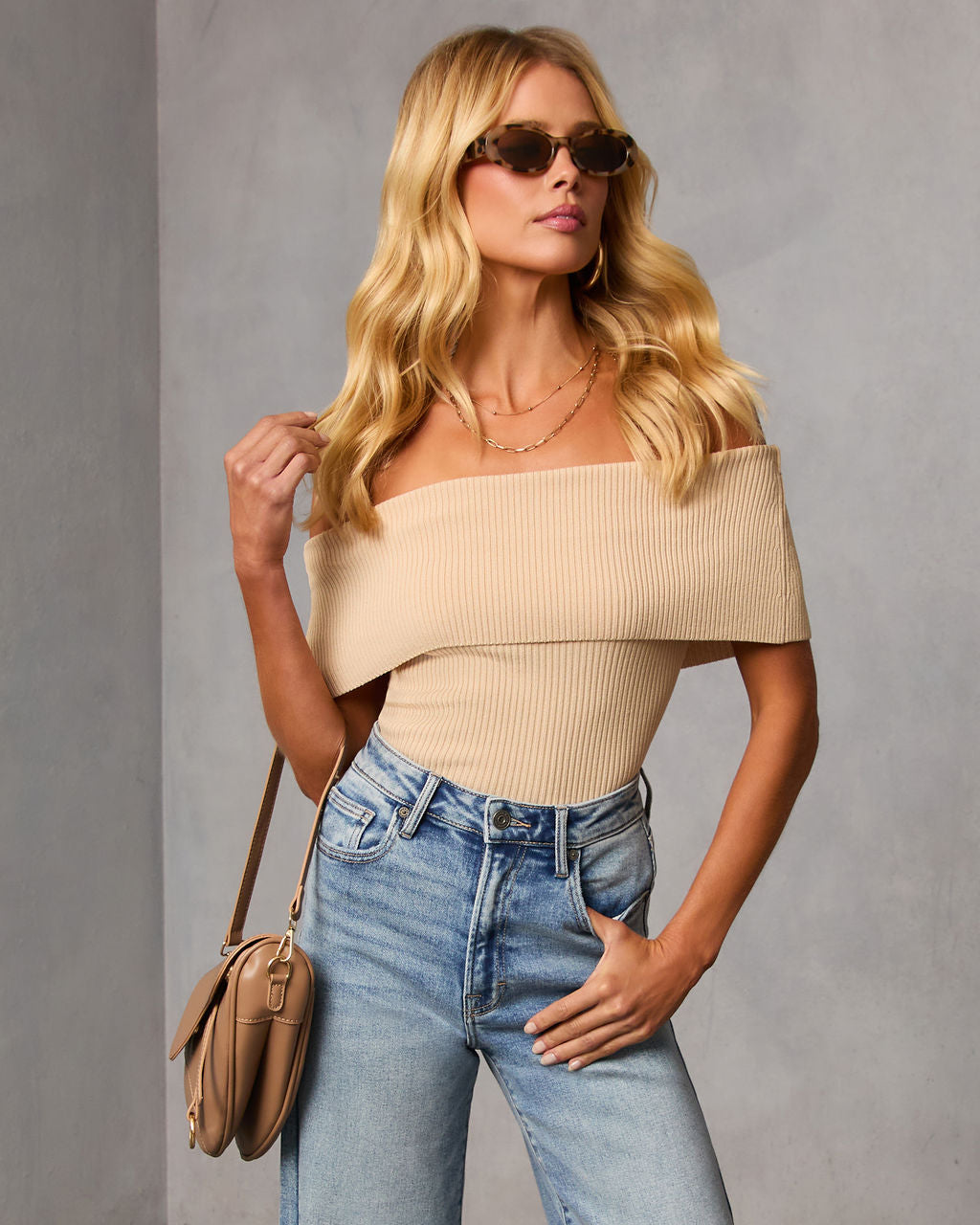 Chai Moon Off The Shoulder Top-Vogue Logic
