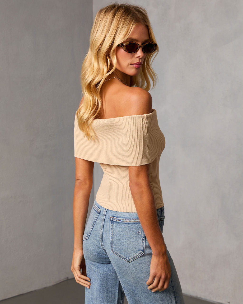 Chai Moon Off The Shoulder Top-Vogue Logic