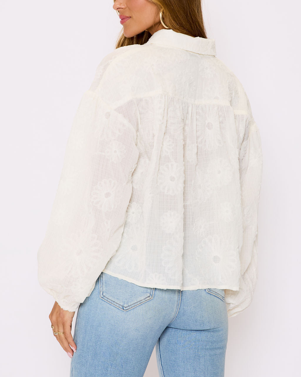 Marley Textured Blouse-Vogue Logic