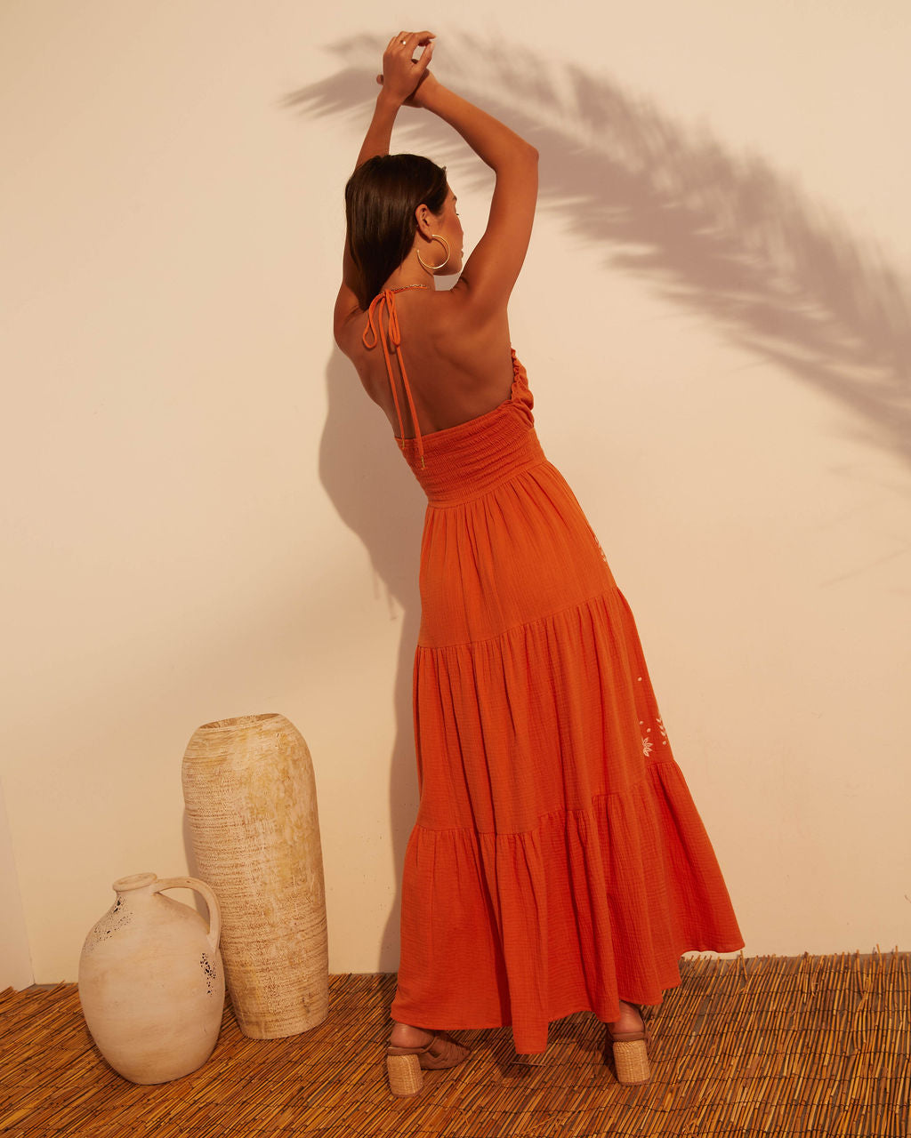 Adaline Tiered Maxi Dress-Vogue Logic