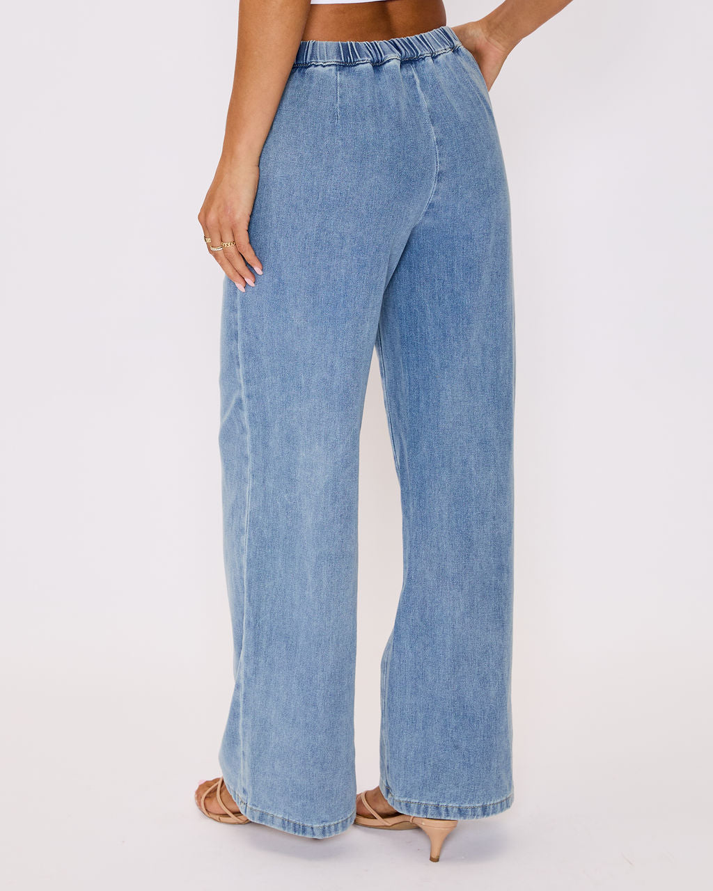 Sarah Drawstring Jeans-Vogue Logic