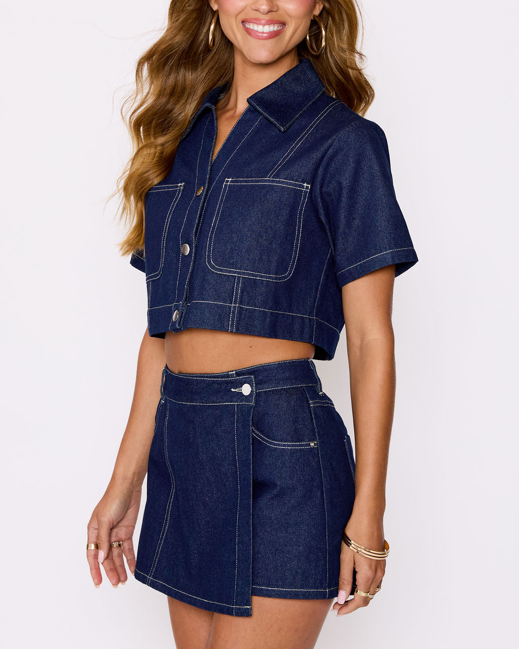 Rowan Denim Top-Vogue Logic