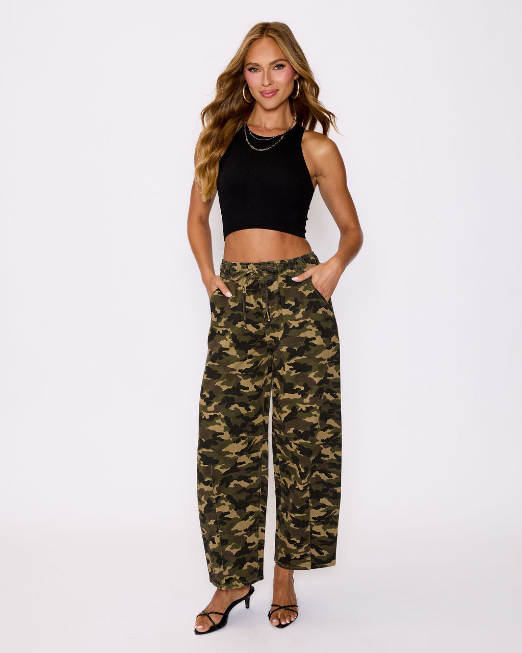 Vivian Camo Jeans-Vogue Logic