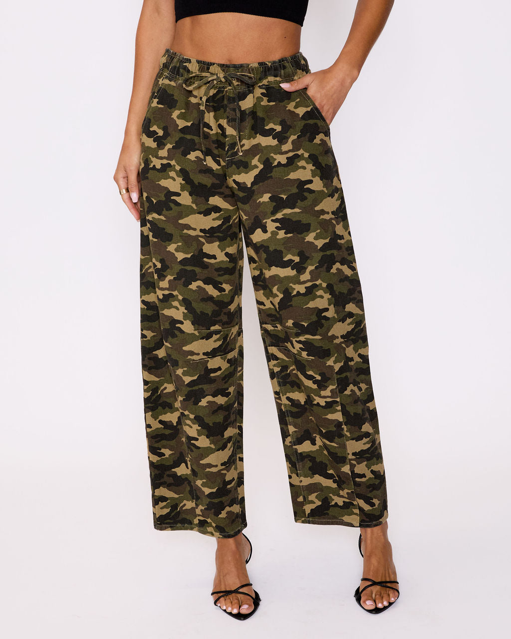 Vivian Camo Jeans-Vogue Logic