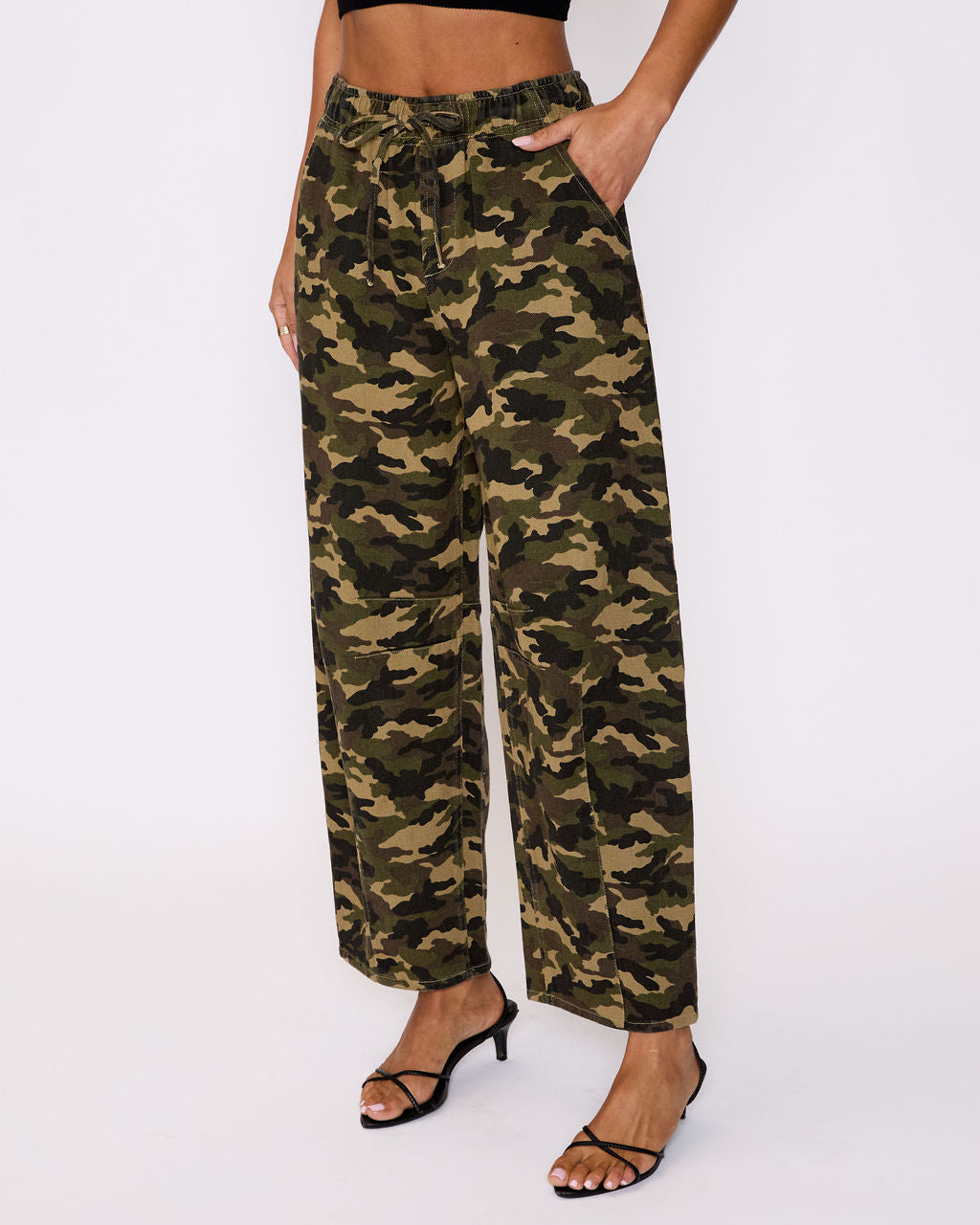 Vivian Camo Jeans-Vogue Logic