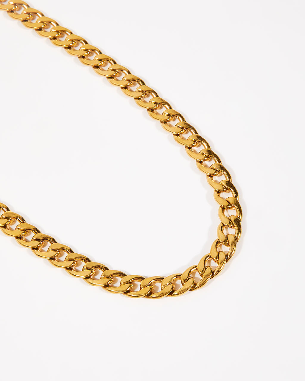 Knox Curb Chain Necklace-Vogue Logic