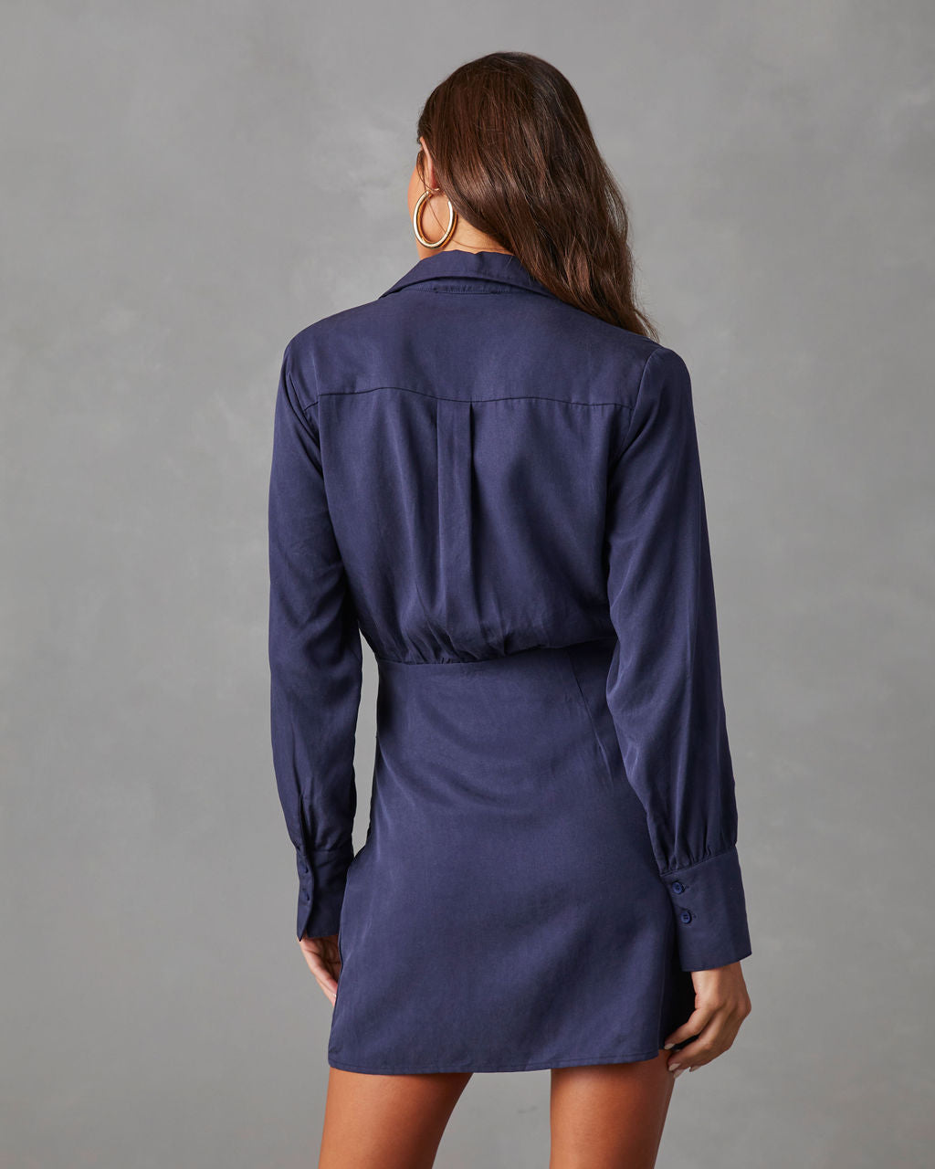 Moria Long Sleeve Mini Dress-Vogue Logic