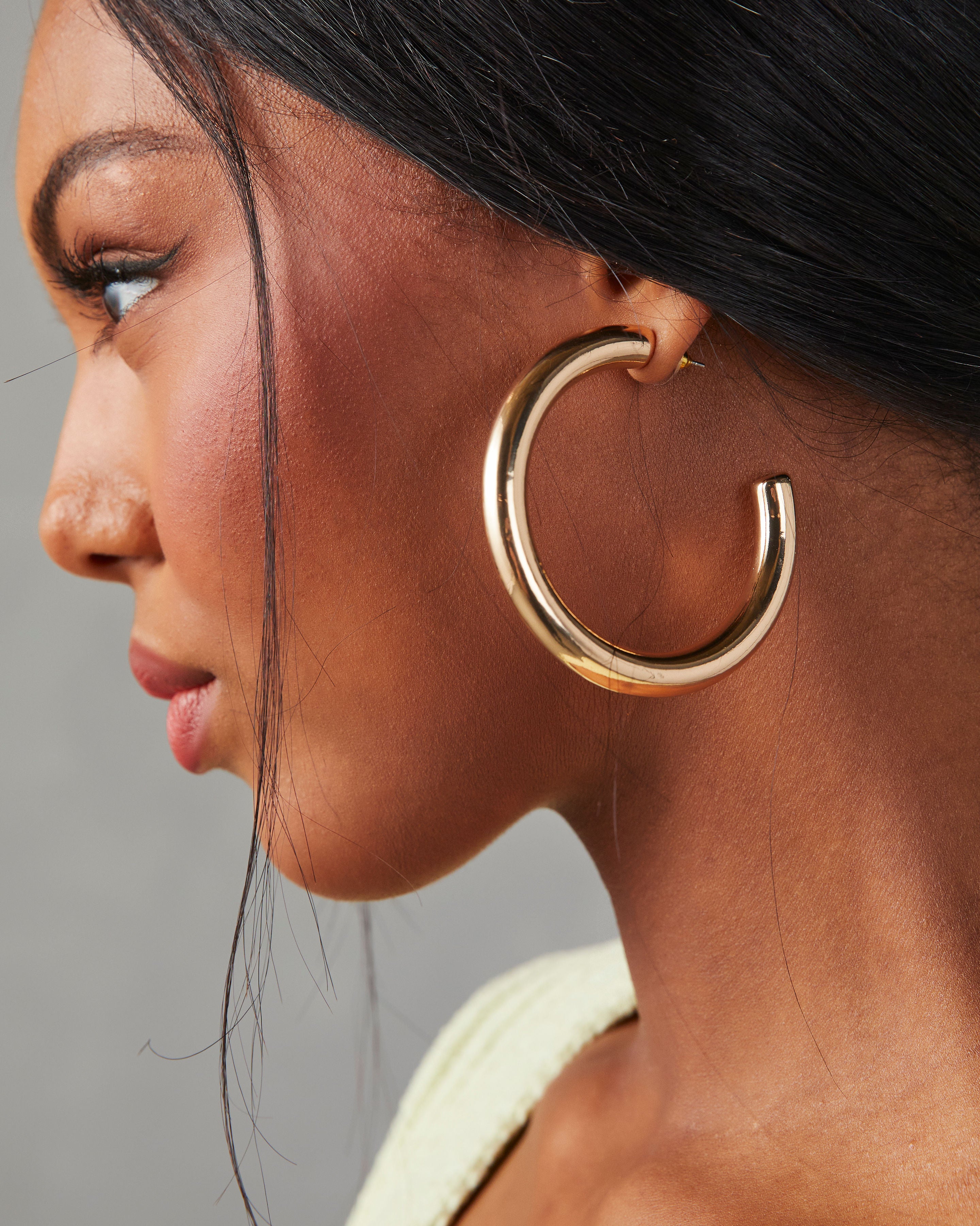 Empire Large Hoops-Vogue Logic