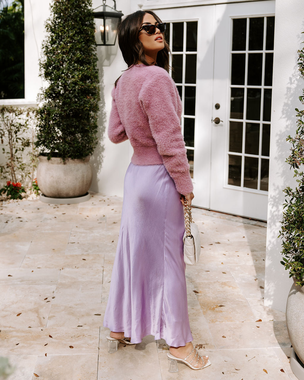 Be Still My Heart Fuzzy Knit Button Front Cardigan-Vogue Logic