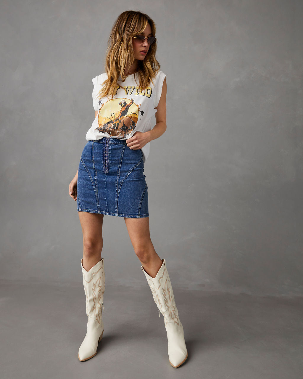 lesia-denim-mini-skirt-1-Vogue Logic