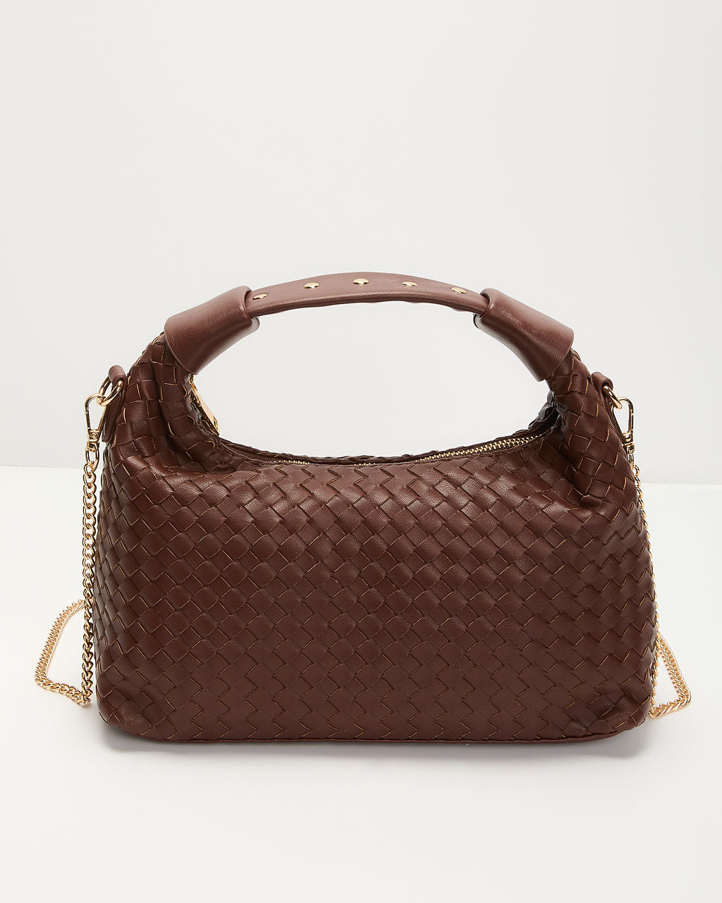 Wilder Woven Top Handle Bag-Vogue Logic
