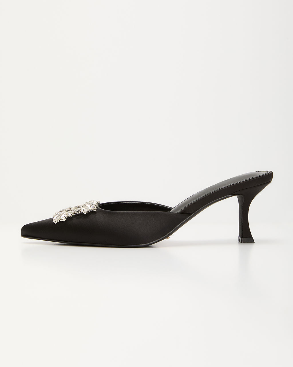 Lets Dance Rhinestone Buckle Mule-Vogue Logic