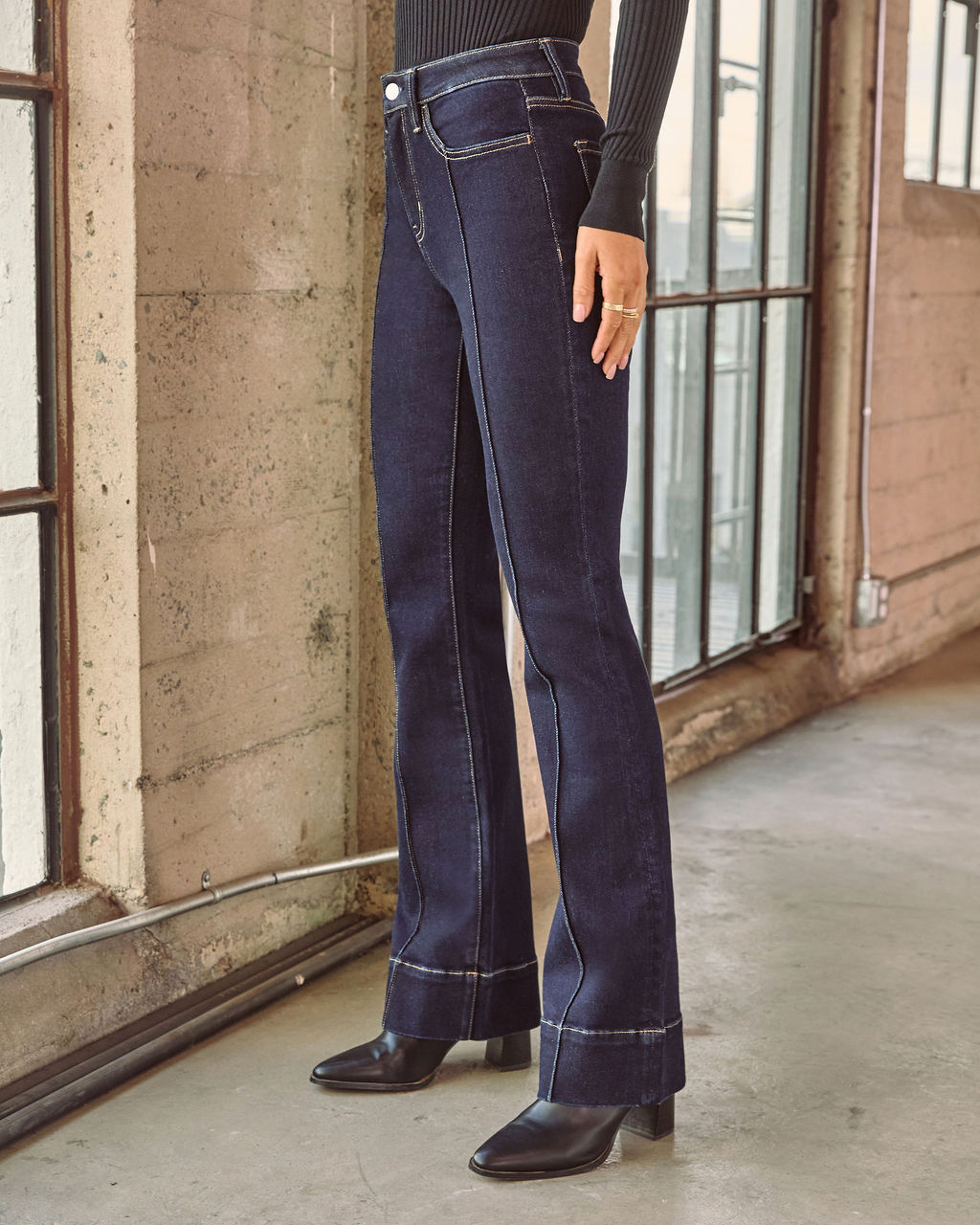 Kenslie Super Stretch Bootcut Jeans-Vogue Logic