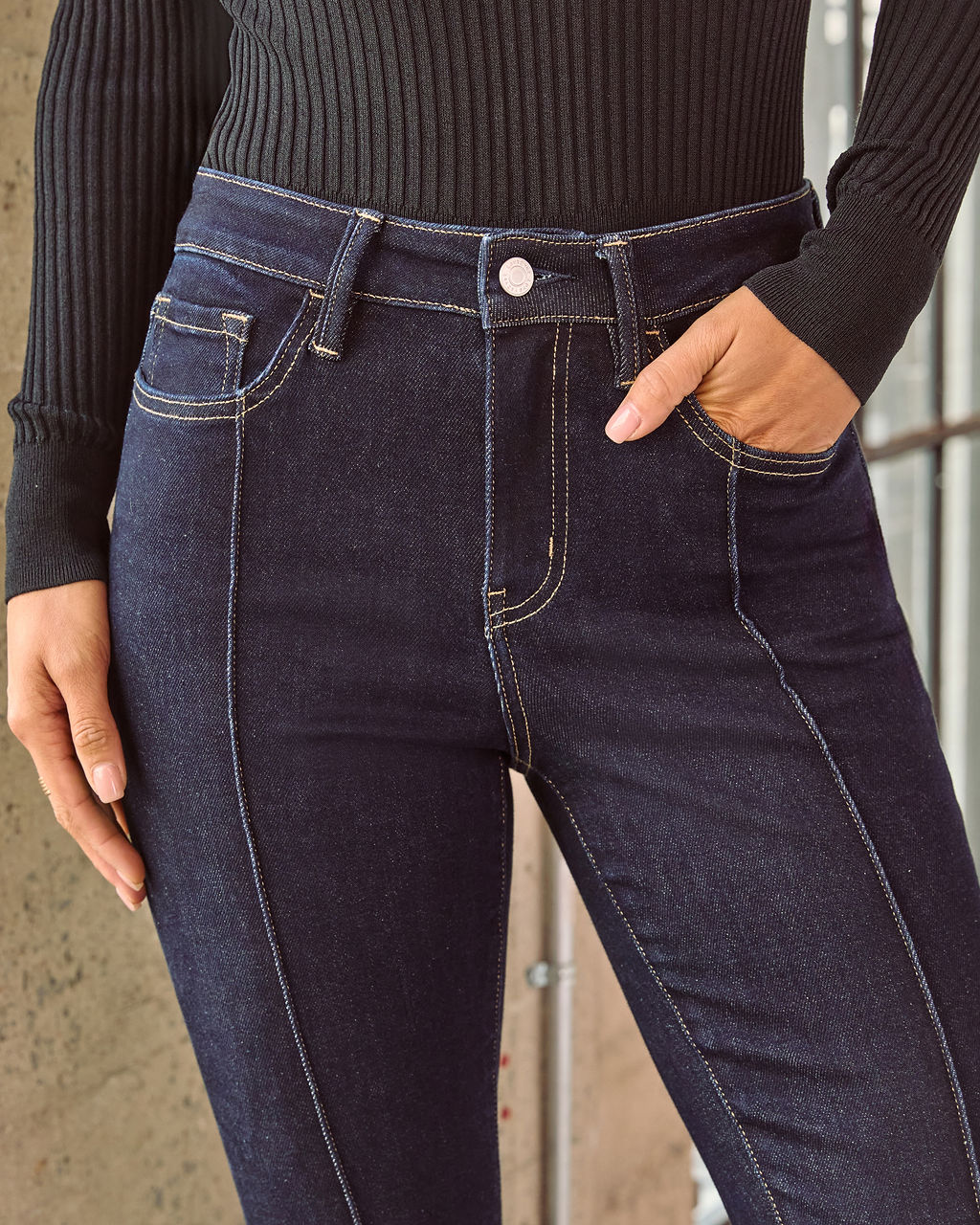 Kenslie Super Stretch Bootcut Jeans-Vogue Logic
