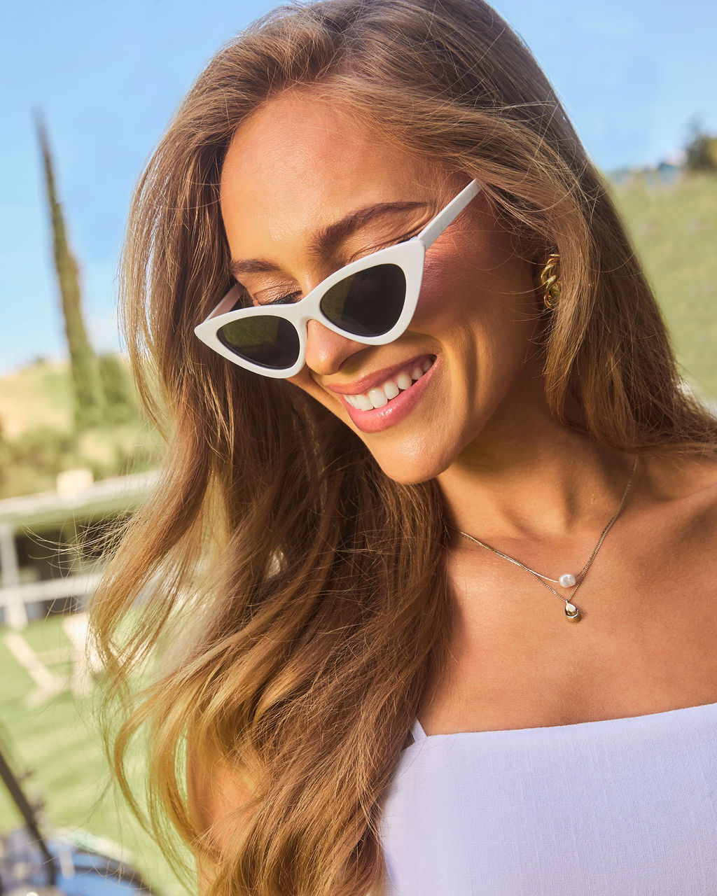 Nickola Cat Eye Sunglasses-Vogue Logic