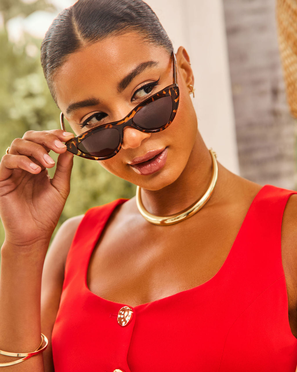 Pammi Cat Eye Sunglasses-Vogue Logic