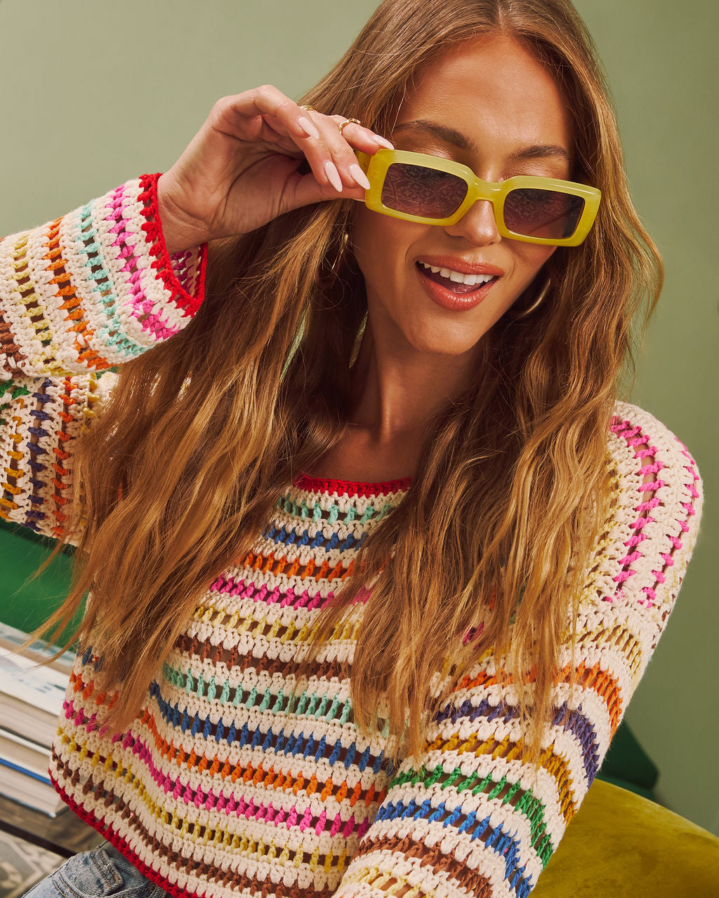 Viana Square Frame Sunglasses-Vogue Logic