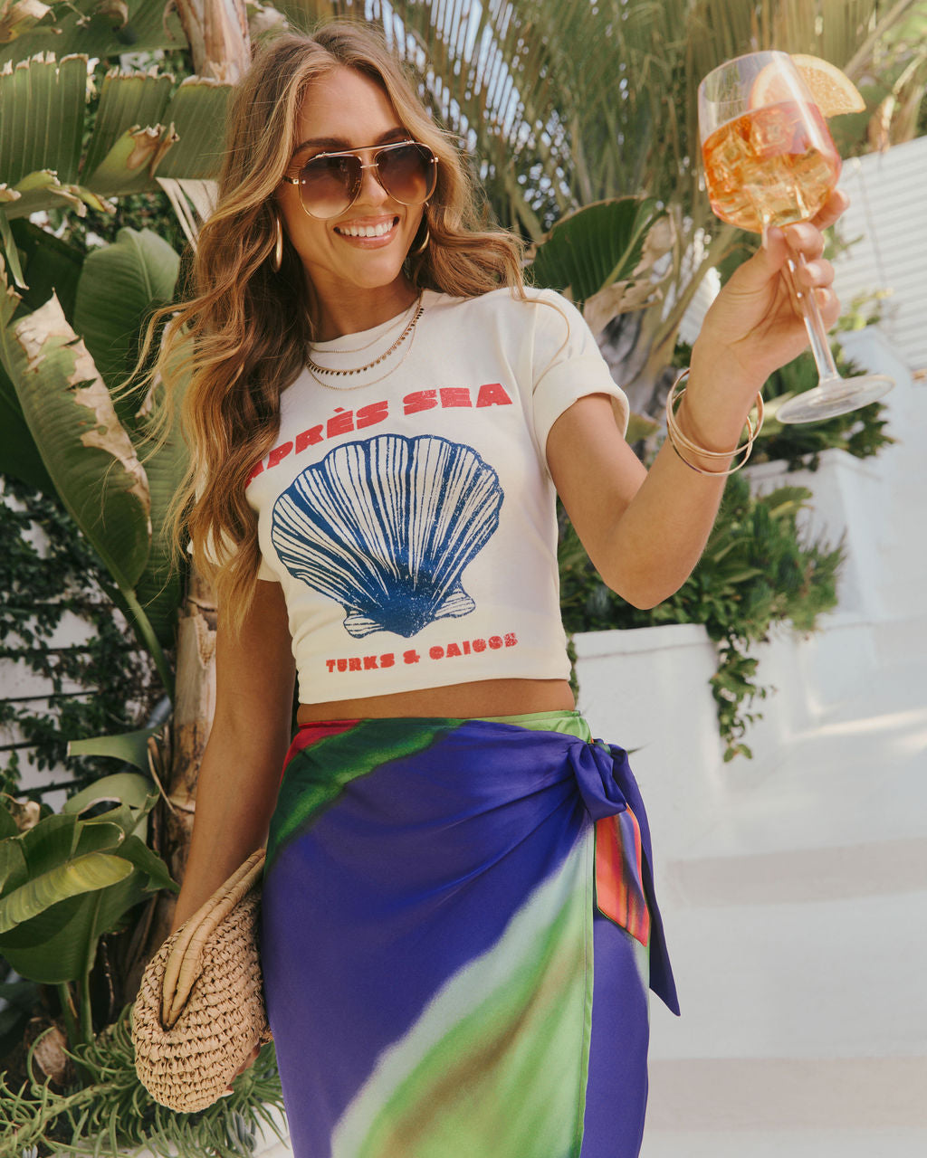 Apres Sea Short Sleeve Graphic Tee-Vogue Logic