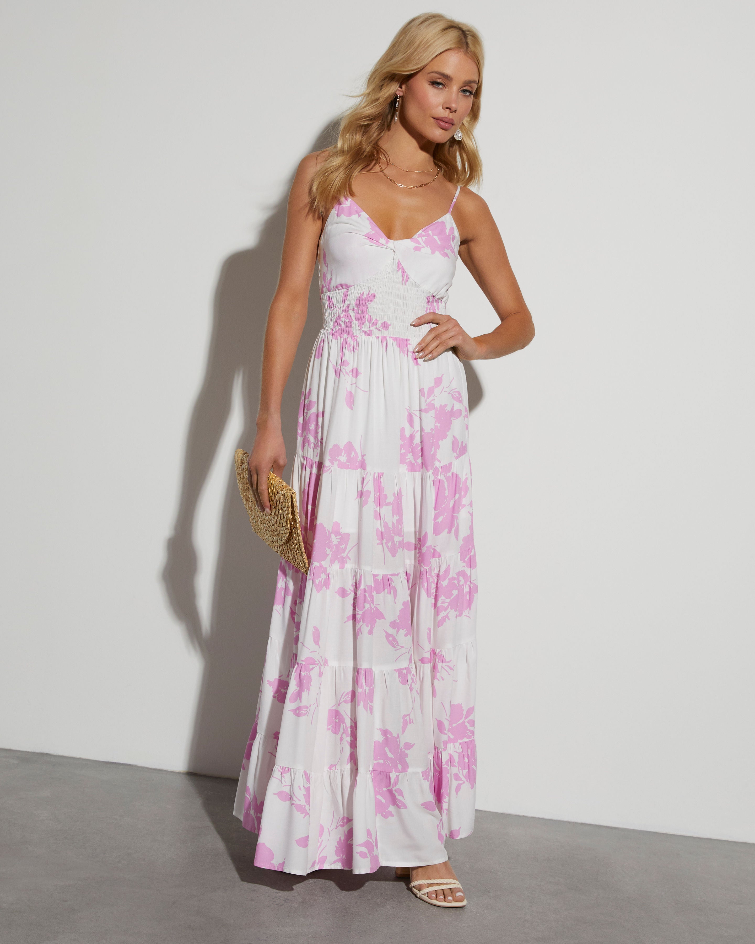 Aurora Floral Maxi Dress-Vogue Logic